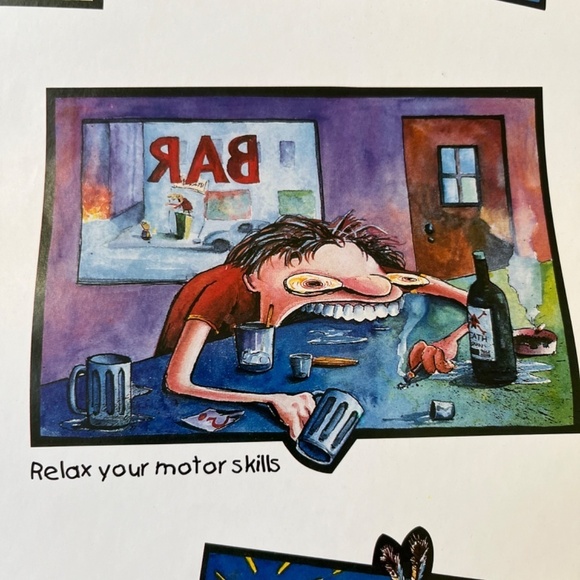 Tiny Damage Notions Large Poster College Collection Wall Room Decor, Size 24x36 - Picture 9 of 13